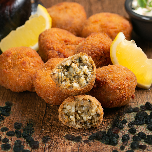 Crispy Mussel Balls (With Currants)