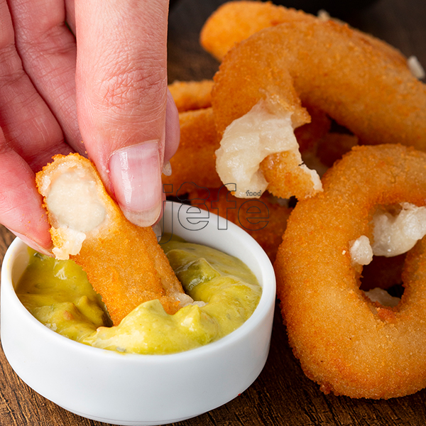 Onion Rings with Cheese